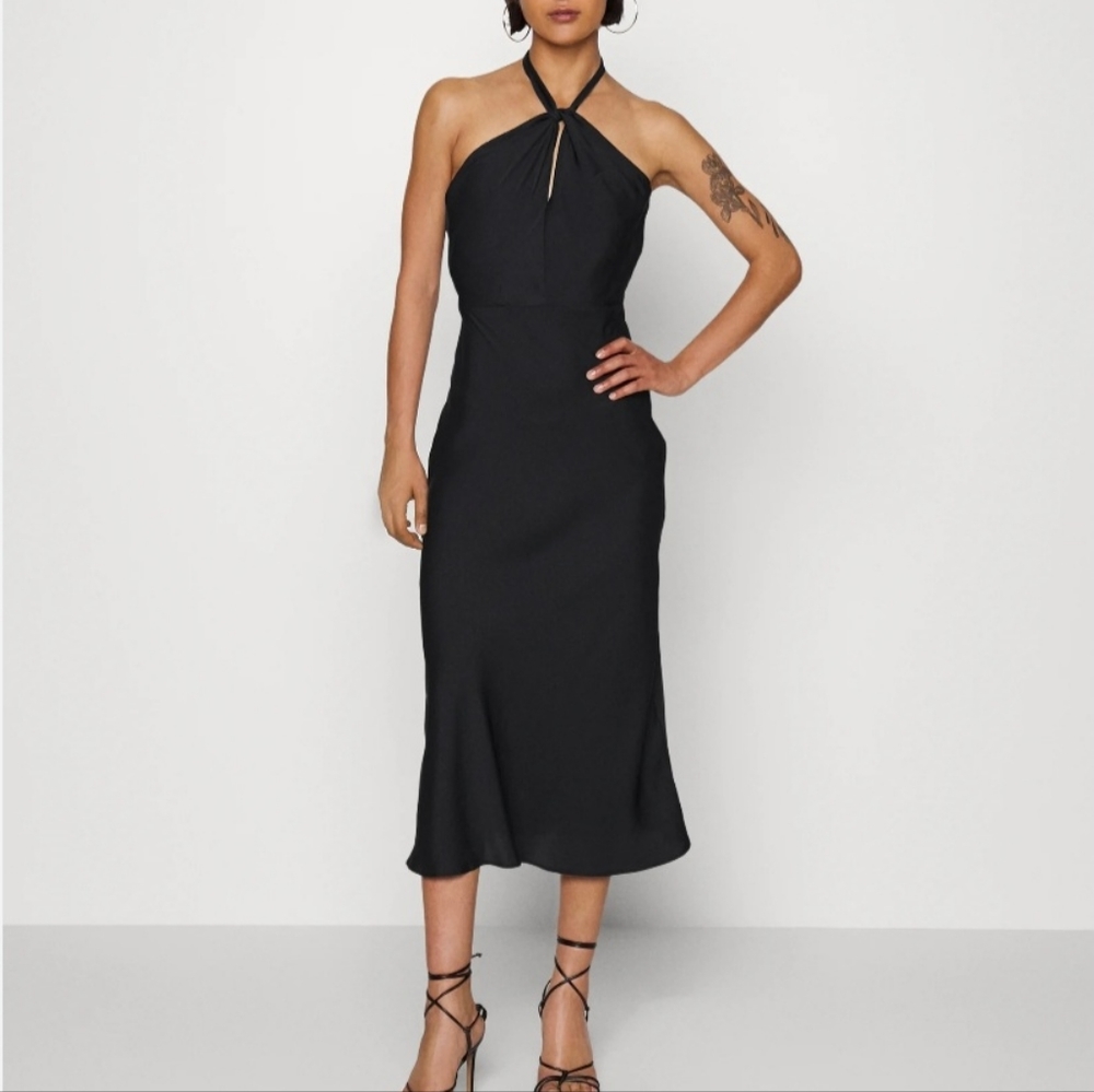 New Never Fully Dressed Black Bay Dress Size US 16